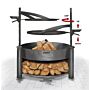 CookKing Multi-functionele Vuurschaal Montana X met Grillrooster 60 cm