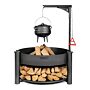 CookKing Multi-functionele Vuurschaal Montana X met Grillrooster 60 cm