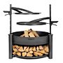 CookKing Multi-functionele Vuurschaal Montana X met Grillrooster 60 cm