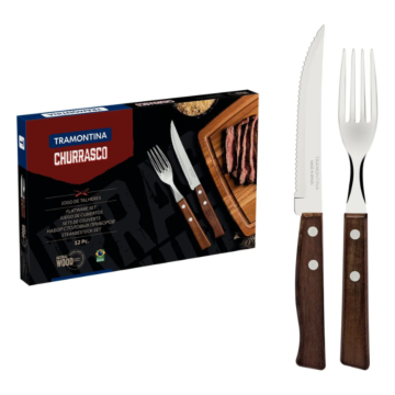 Tramontina 12 pcs Barbecue Set Polywood