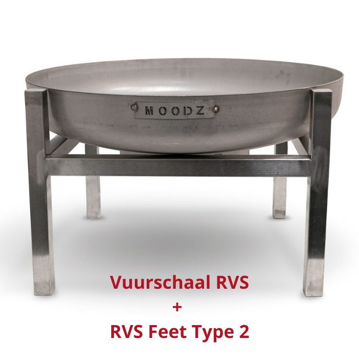 MOODZ RVS Feet Type 2 Ø 100 cm