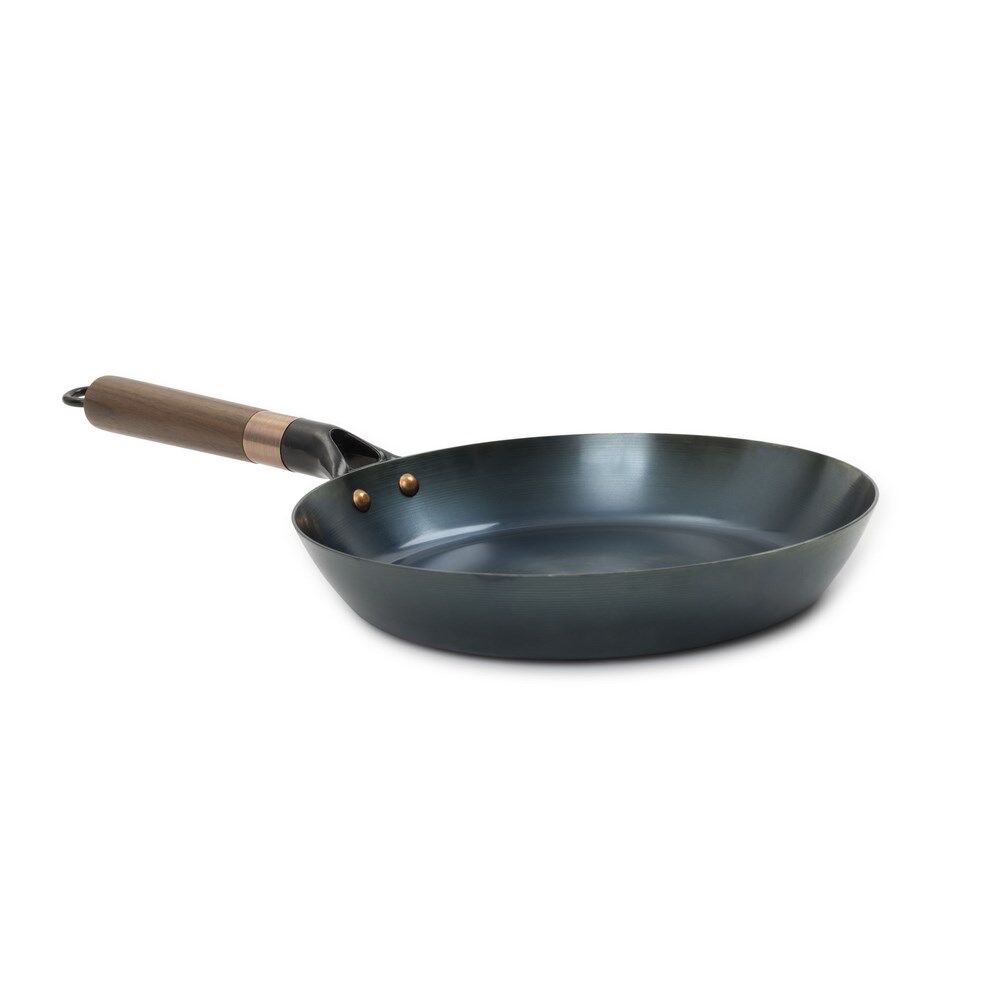 Barebones Blue Carbon Steel Skillet 9"