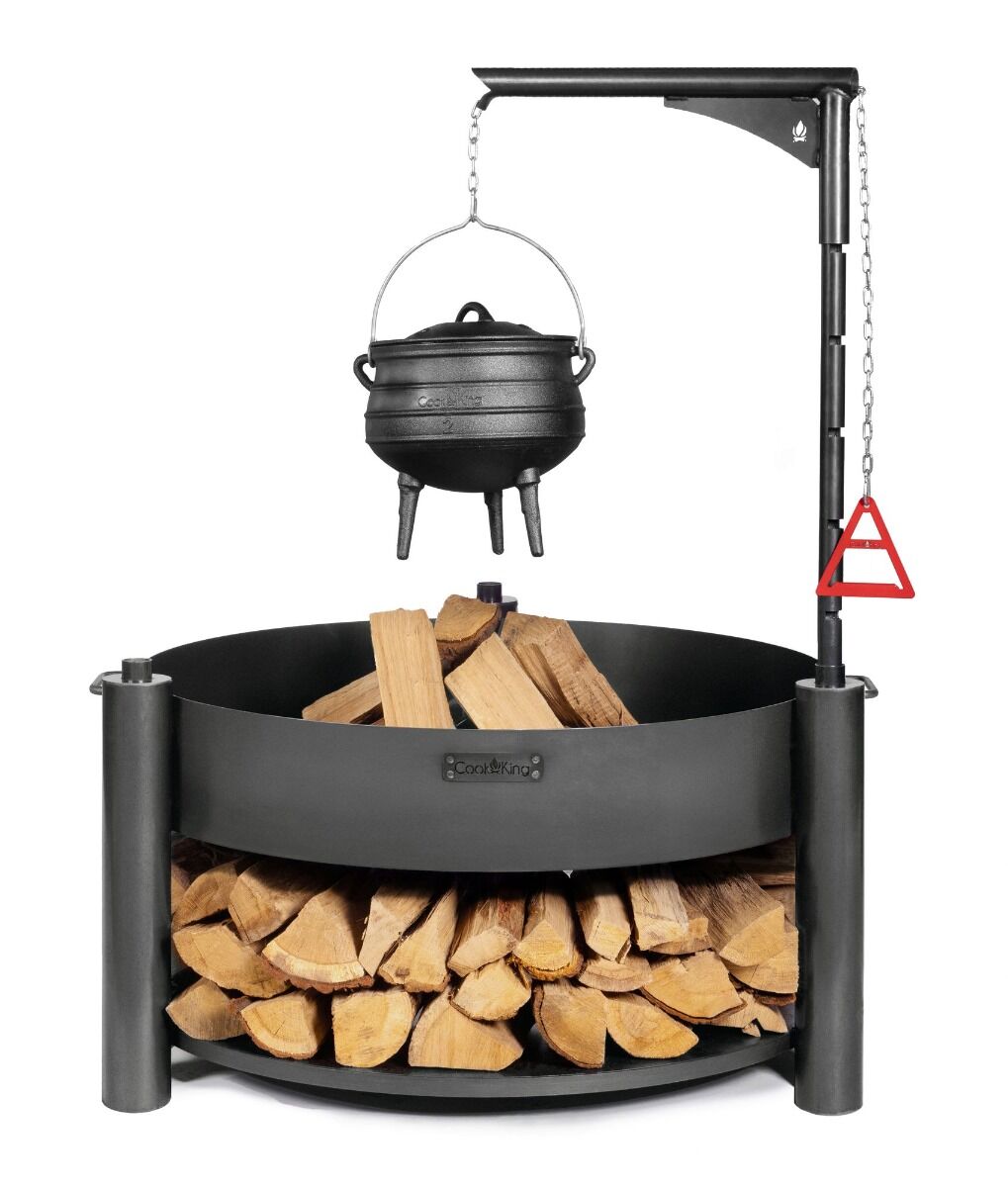 CookKing Multi-functionele Vuurschaal Montana X met Grillrooster 60 cm